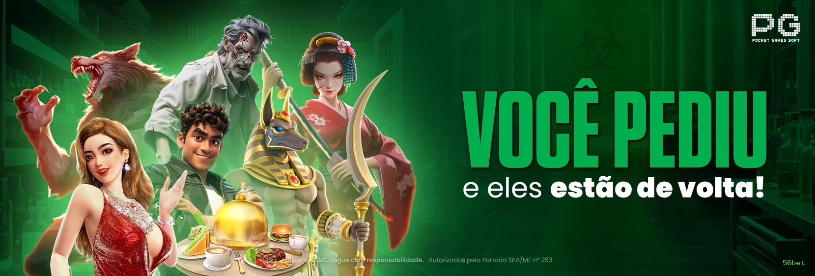 Imagem promocional do cassino online da 56bet mostrando jogos ao vivo